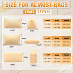 Golden 6 Pcs Purse Insert Pillows to Keep Shape Set