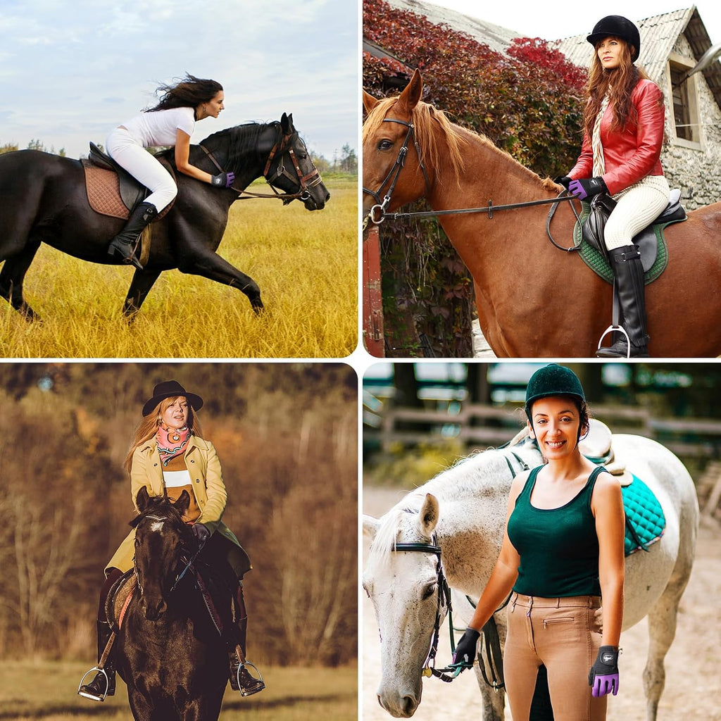 Horse Riding Gloves for Women with Extra Grip