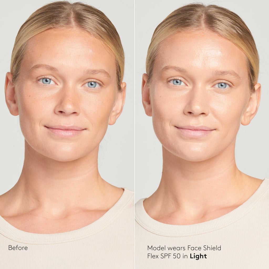 Total Protection Face Shield Flex, SPF 50, Light