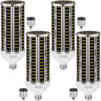 200W LED Corn Light Bulb 4 pack,(2000W Equivalent )Commercial Grade 30500LM DayLight 5000K E26/E39 Medium Mogul Base