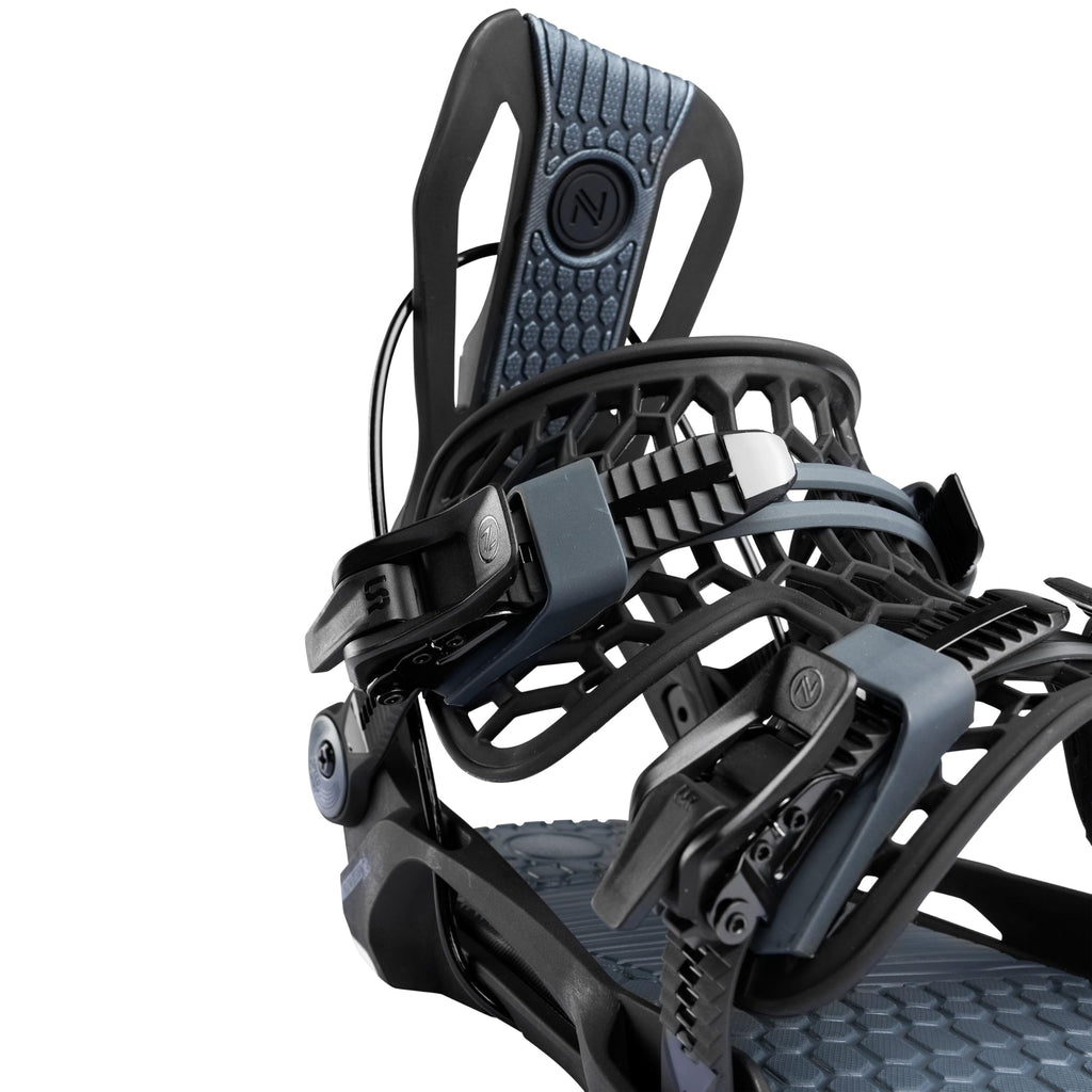 Flow Fenix Men's Quick-Entry Snowboard Bindings, Black, Large