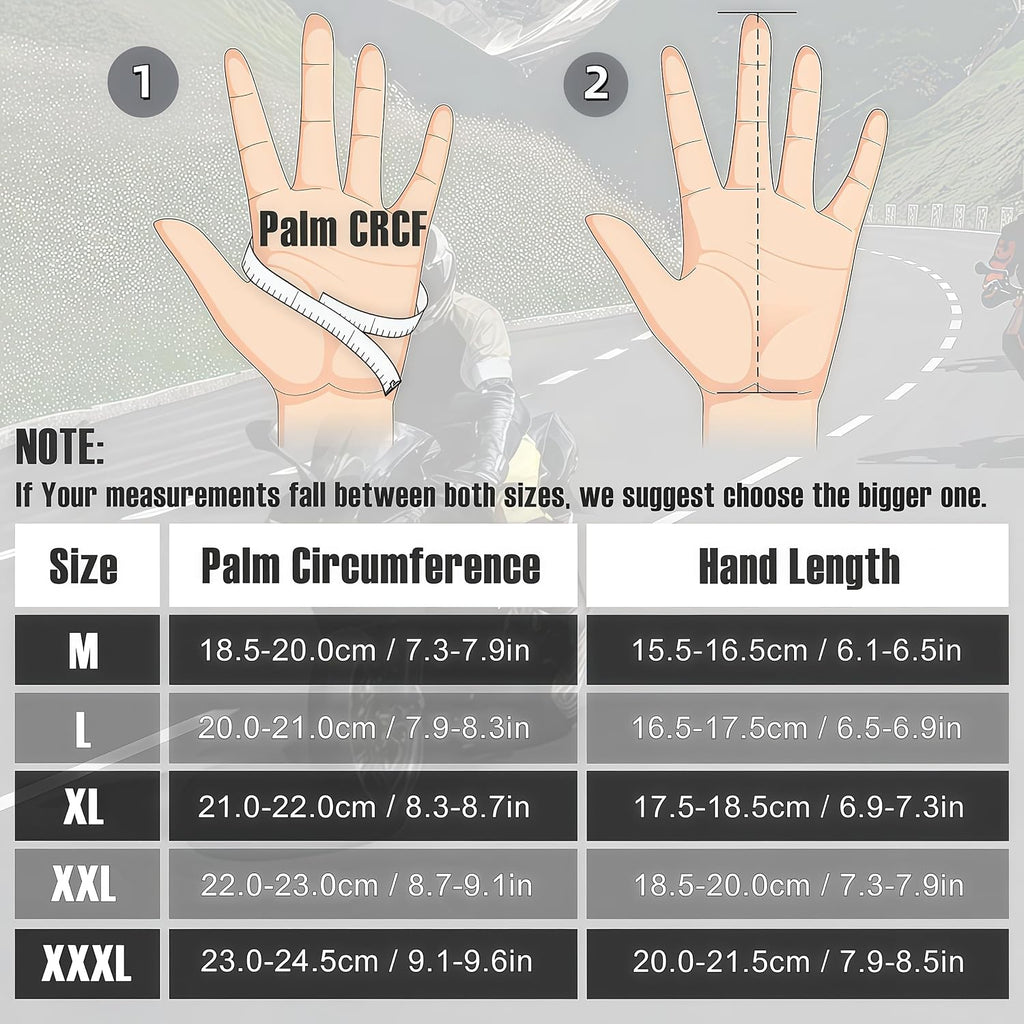 Motorcycle Gloves for Men and Women Touchscreen Guantes Para Motocicleta Hombre for Powersports BMX ATV MTB Motocross