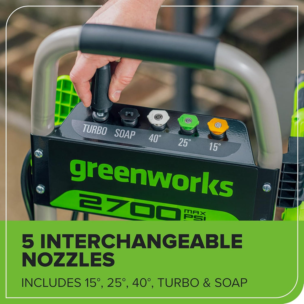 2700 PSI (2.3 GPM Max) Brushless Electric Pressure Washer