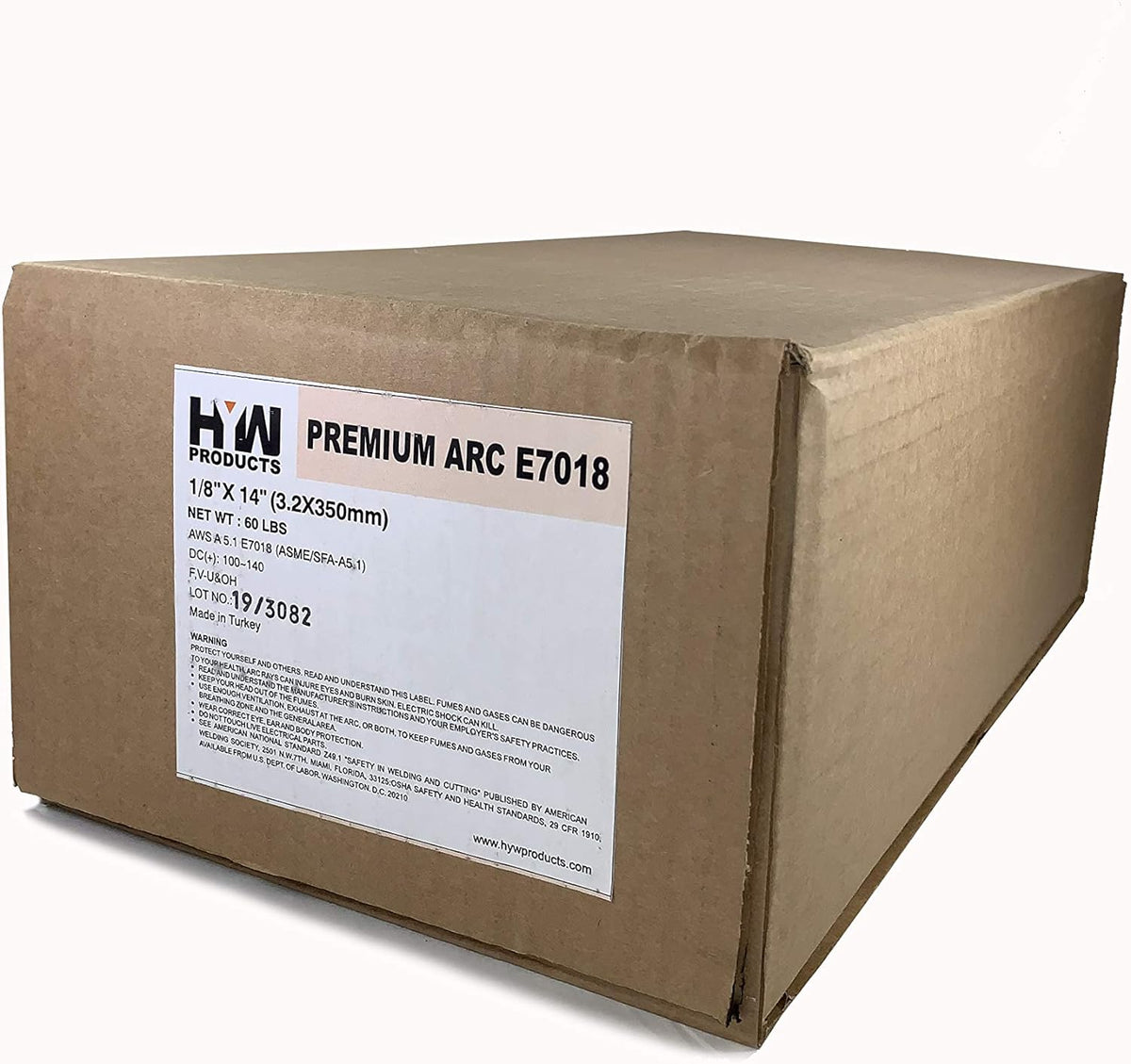 10 lbs x 6 boxes Premium Arc E7018 1/8" Stick electrodes welding rod 60 lbs