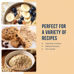 Quick Rolled Oats 4-Gallon Pail | Emergency Food Supply, Everyday Meals, 113 Servings