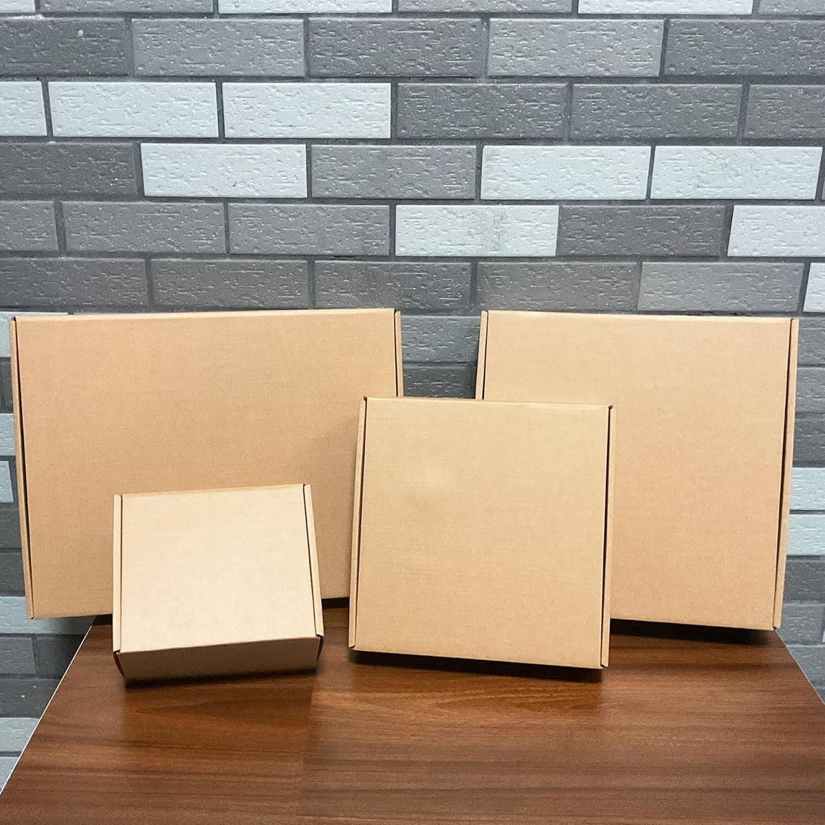 6x5x3 inch Shipping Boxes, Bulk 28 Pack, Brown Corrugated Cardboard Mailers