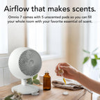 OMNIO 7 Medium Air Circulator, OmniWave Oscillation, Remote