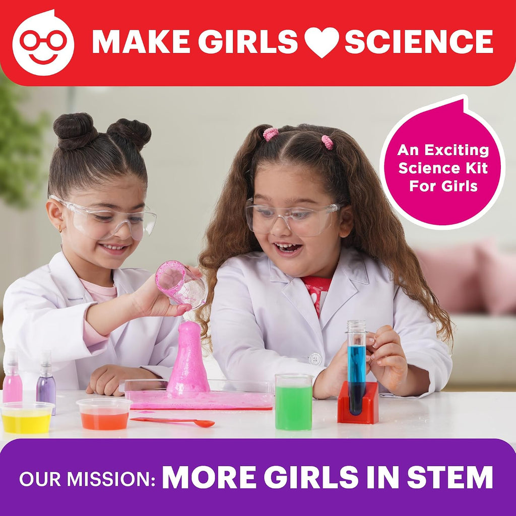 Girls' Ultimate Science Experiments Kit for Kids Ages 8+ | Birthday Gift Ideas for Girls 9, 10, 11, 13, 14, 135+