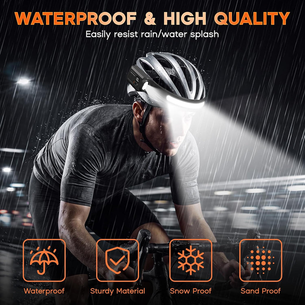 Headlamp Rechargeable 2P, 230° LED Head Lamp for Adults with Motion Sensor