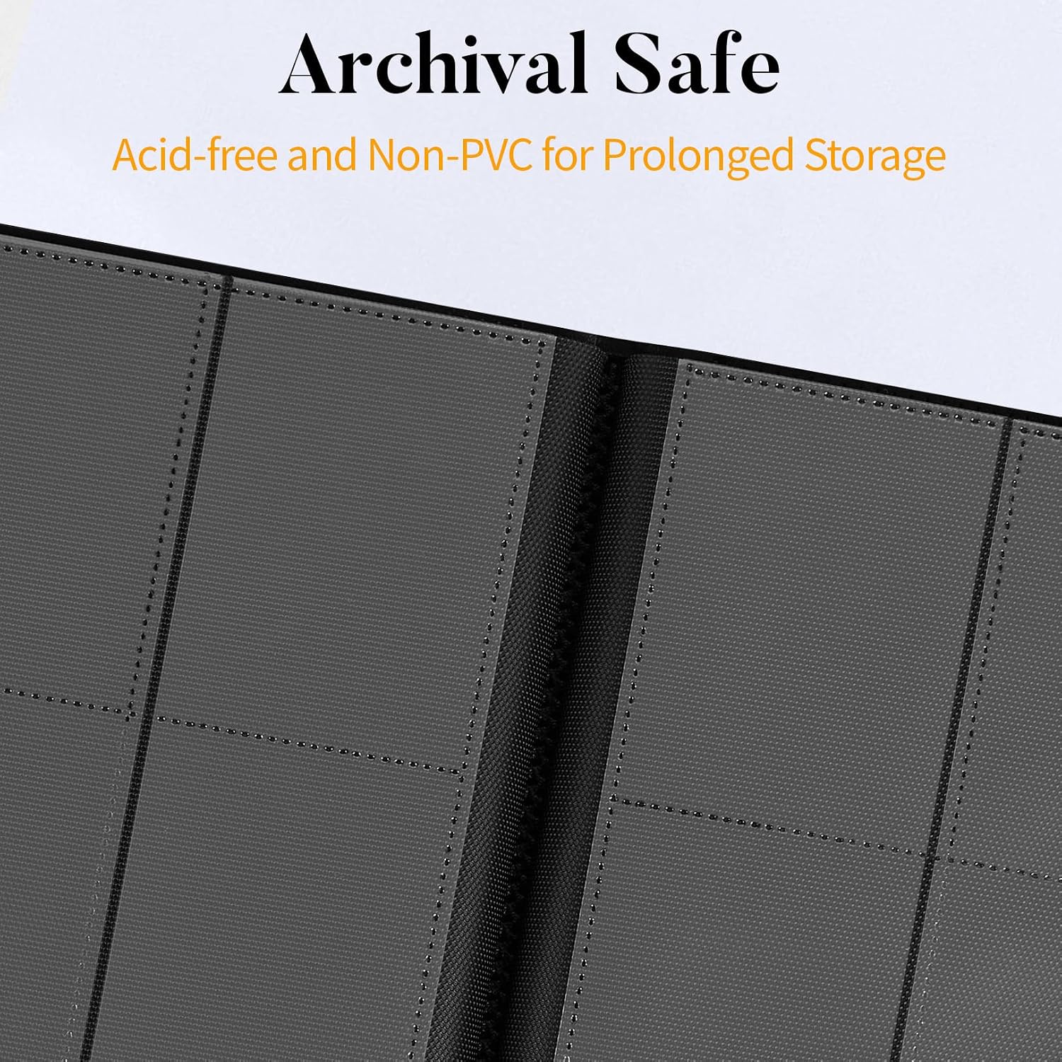 Heavy Duty Card Binder, Fabmaker 9 Pocket Trading Card Binder for 360 Cards | Sleek Side-Loading Card Album, Sturdy