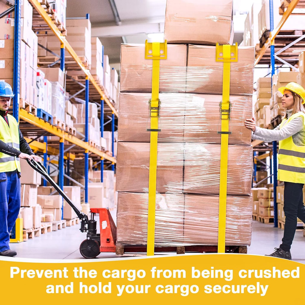 60 Pcs Flatbed Edge Protector,Edge Corner Tie Down for up to 4 Inch Straps,Protects Cargo Edges,Flatbed Accessories