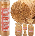 Honeycomb Packing Paper - 15"x165" Bubble Wrap Roll for Moving Shipping
