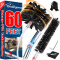 60Ft Dryer Vent Cleaner Kit - FlexibleLint Remover