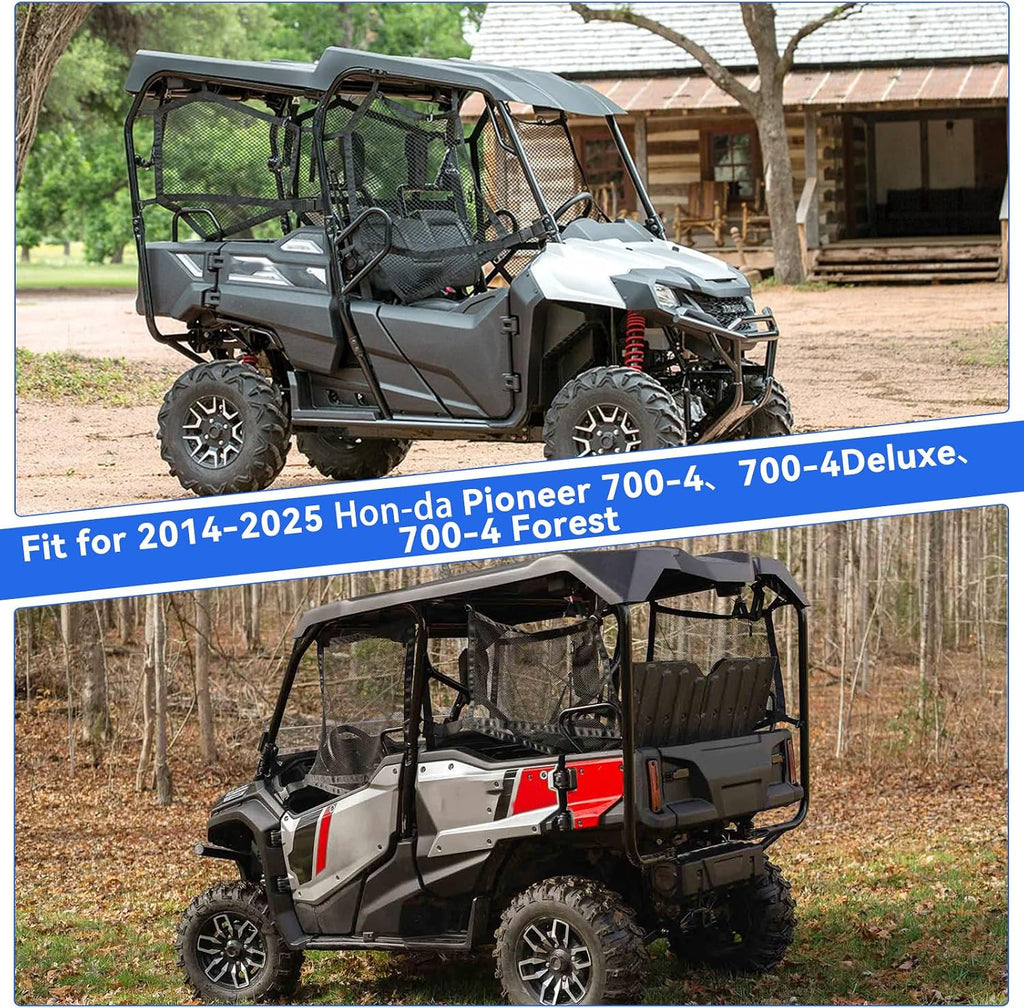 420D UTV Cover with 3 Windproof Straps&Reflective Strips Outdoor Sun Rain Storage Protection for Pioneer 700 700-4