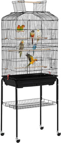 67.5inch Height Extra Large Bird Cage Cockatiel Cage Metal Parrot Cage w/Slide-Out Tray & Feeders & Detachable
