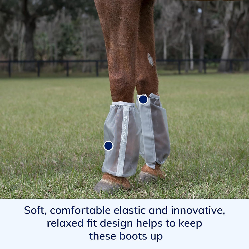 Deluxe Relaxed Fit Fly Boots for Horses, Pair (2), Horse Size