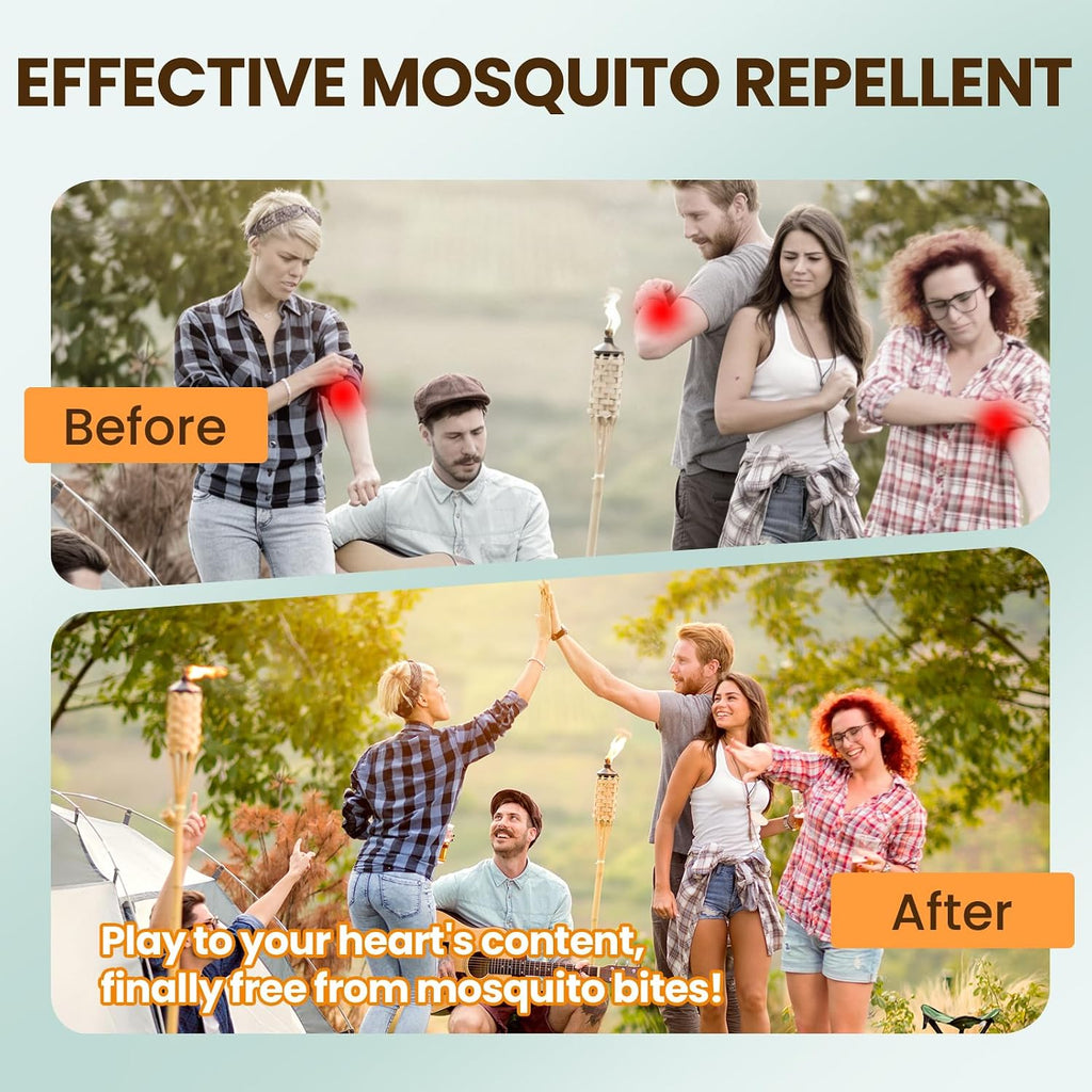 Mosquito Repellent 18 Pouches for Patio & Outdoor, Natural Mosquito Repellent for Yard, Indoor Mosquito Control for