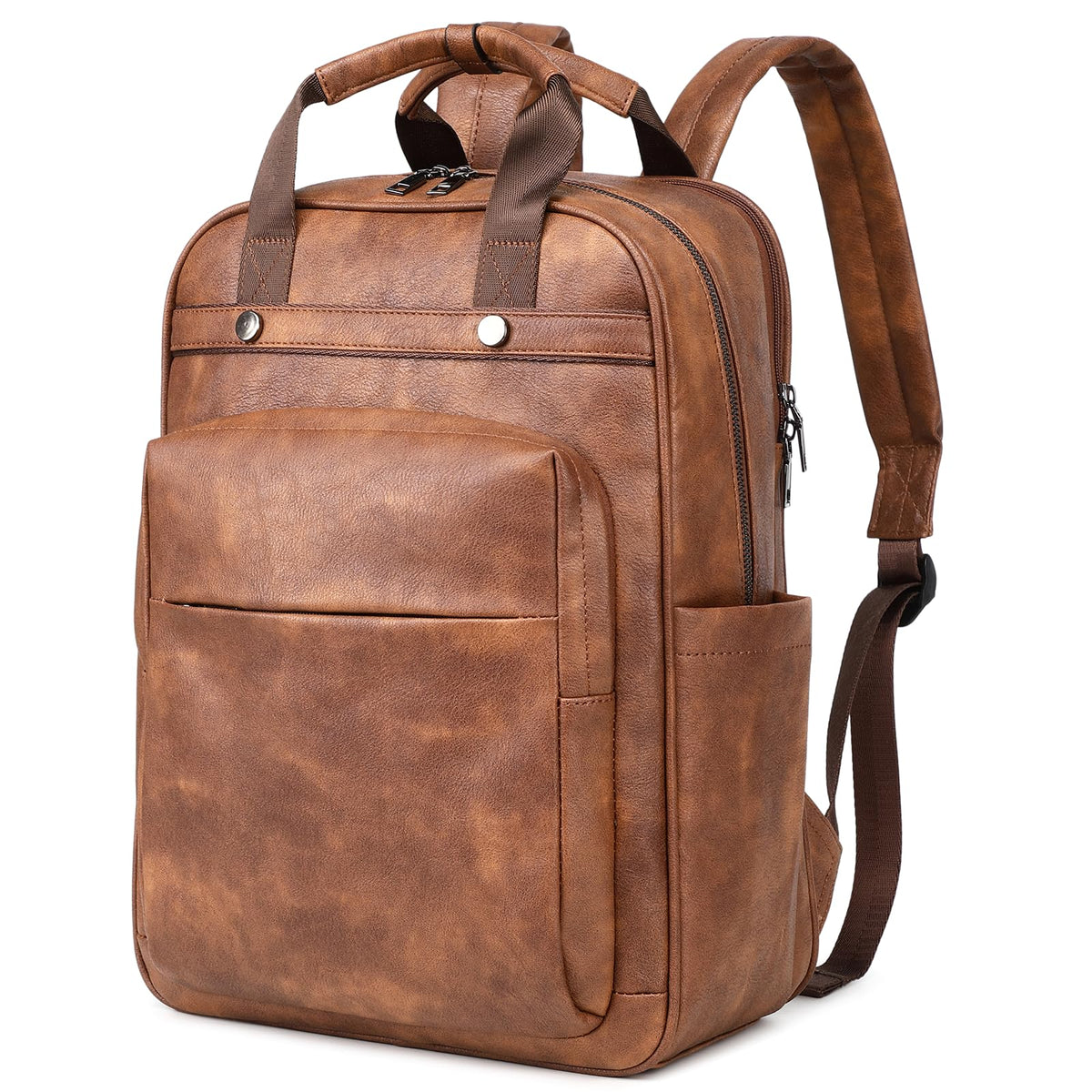 PU Leather Backpack for Women | 17 Inch Laptop Backpack