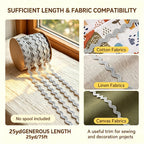 25 Yards Rick Rack Sewing Trim