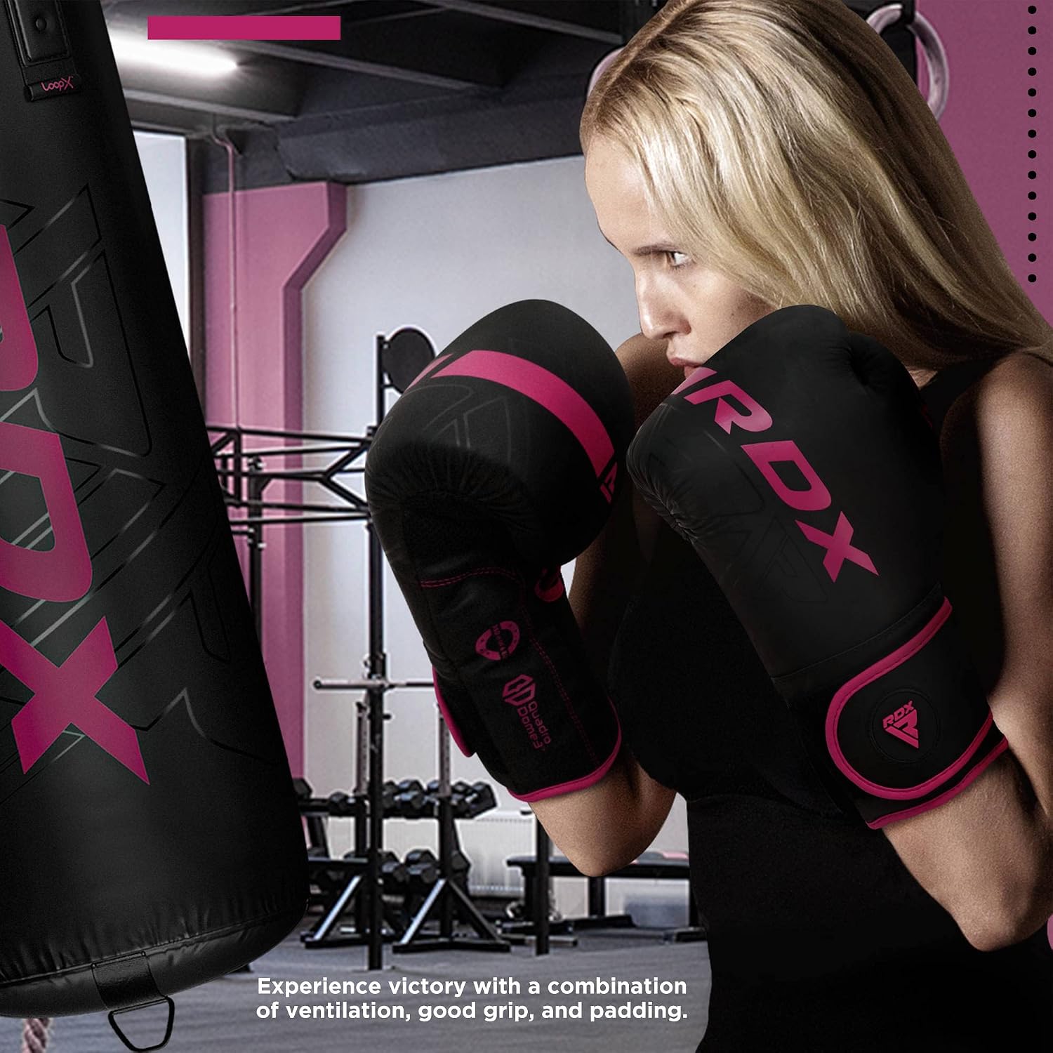 Women Boxing Gloves, Pro Training Sparring, Maya Hide Leather, Muay Thai MMA Kickboxing, Adult, Heavy Punching Bag