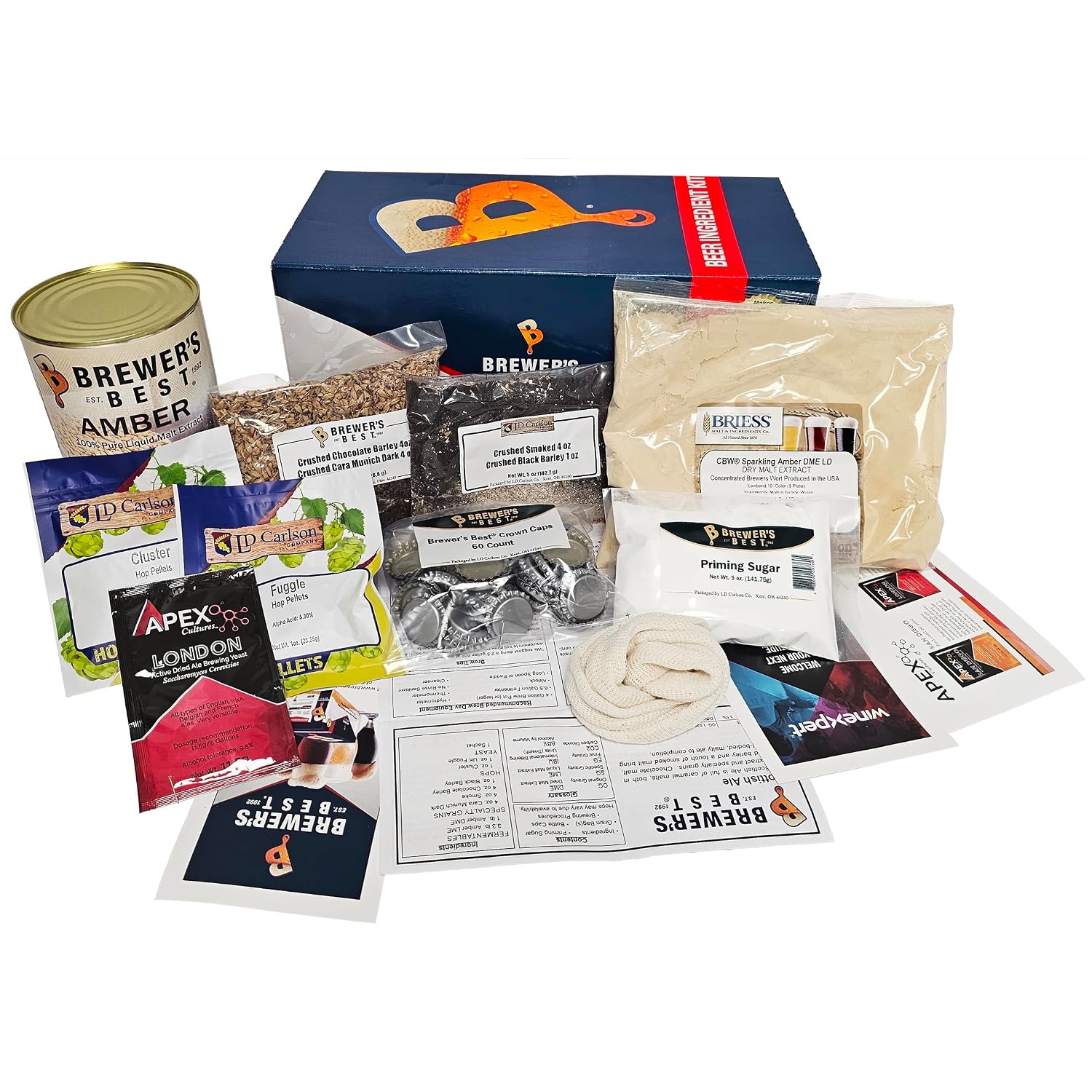 Home Brew Beer Ingredient Kit (5 Gallon), (Scottish Ale)