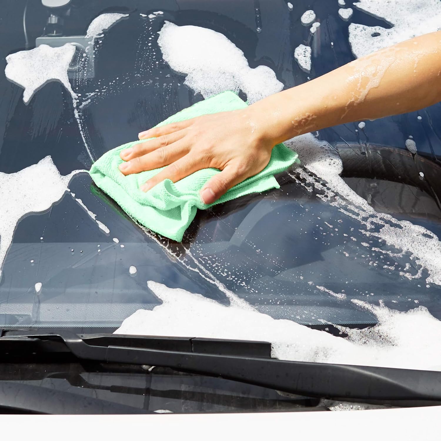 Microfiber Cleaning Cloths, Ultra-Soft and Highly Absorbent, Streak-Free, Lint-Free, Scratch-Free, Washable, for Car