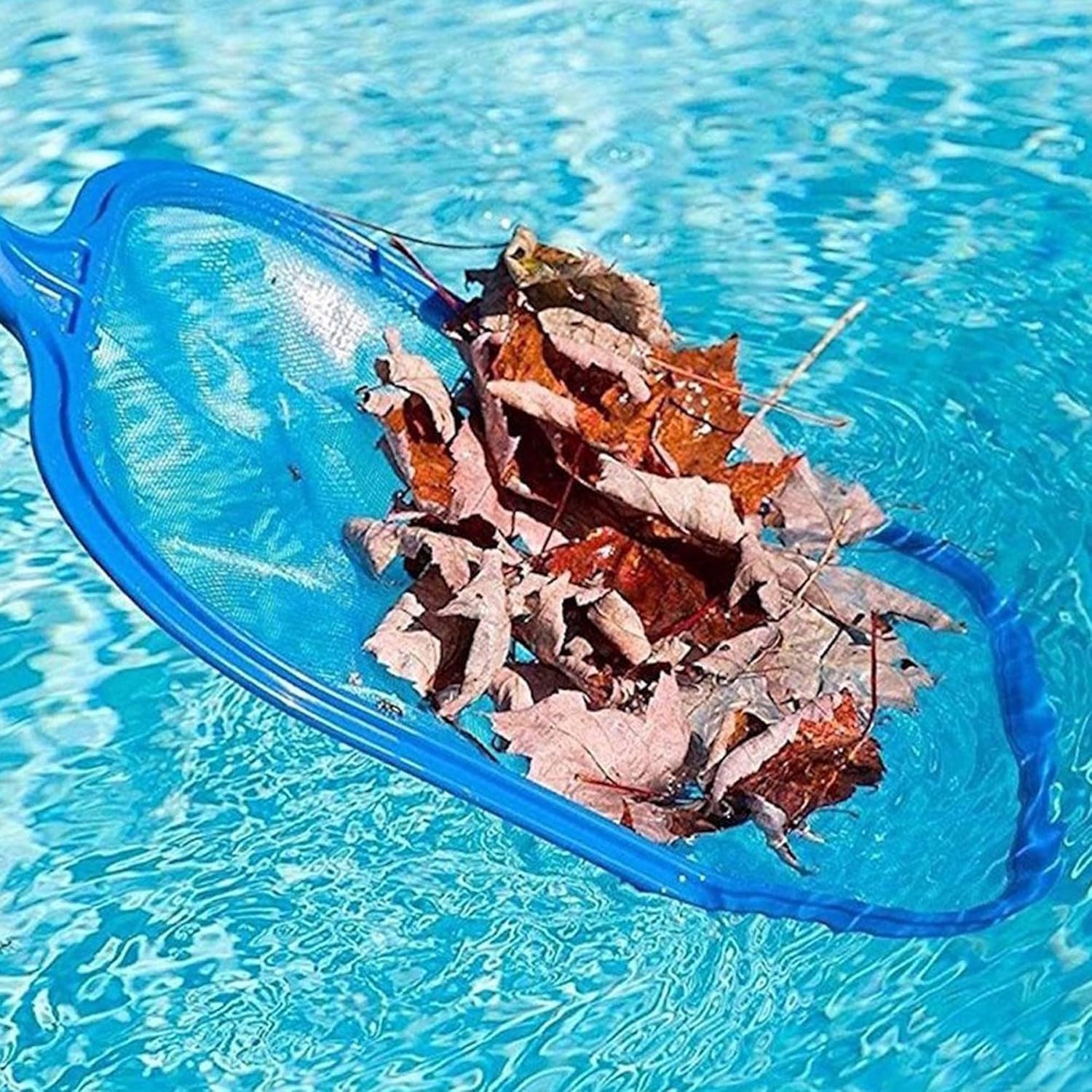 Swimming Pool Cleaner Supplies/Professional Heavy Duty Pool Leaf Rake Fine Mesh Frame Net/Cleaning Leaf Skim Net