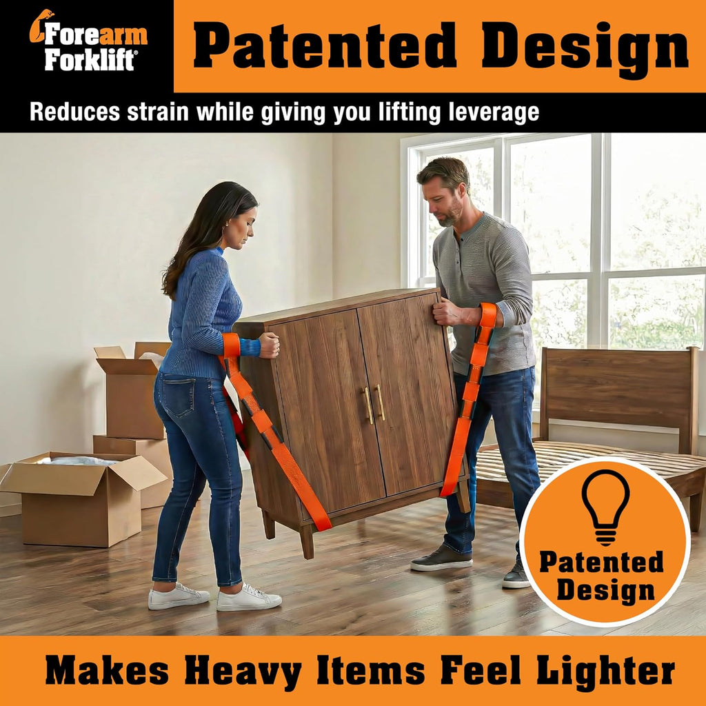 Furniture Moving Straps – 2-Person Lifting Strap for Moving Furniture, Appliances, Heavy Duty Carrying for Heavy