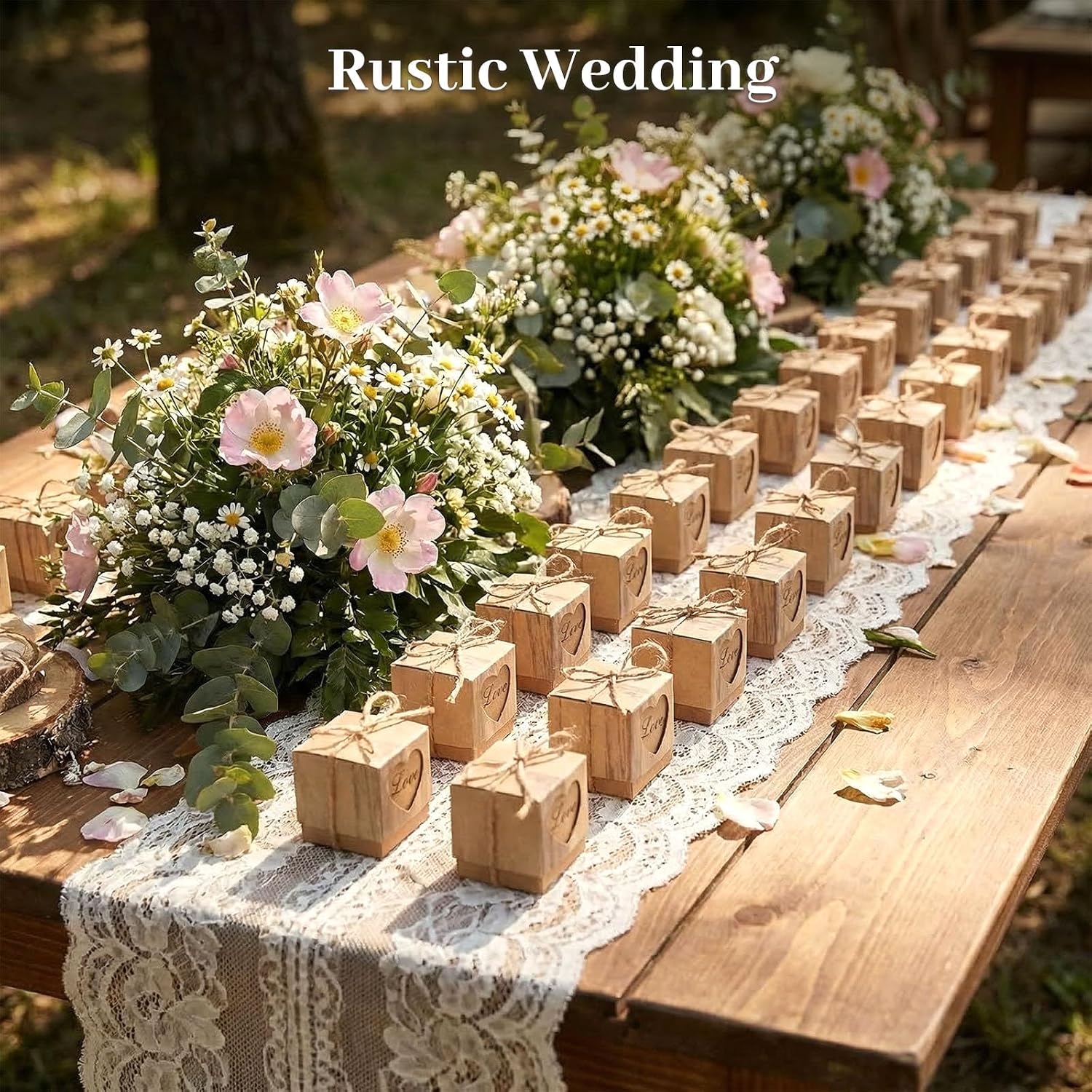 50 PCS Small Gift Boxes, 2x2x2 Inches Party Favor Boxes