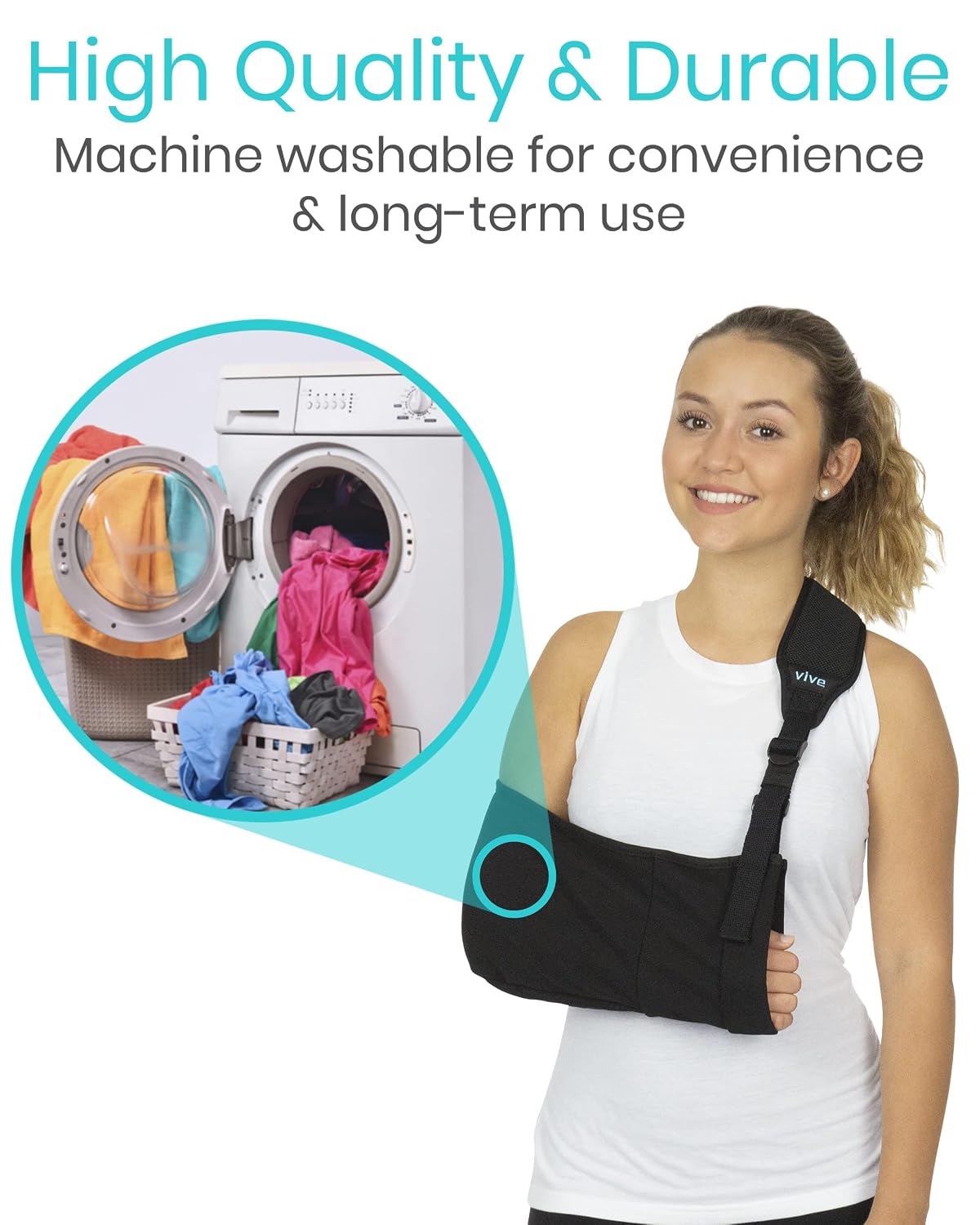 Arm Sling Shoulder Immobilizer for Left or Right - Elbow Injury Relief