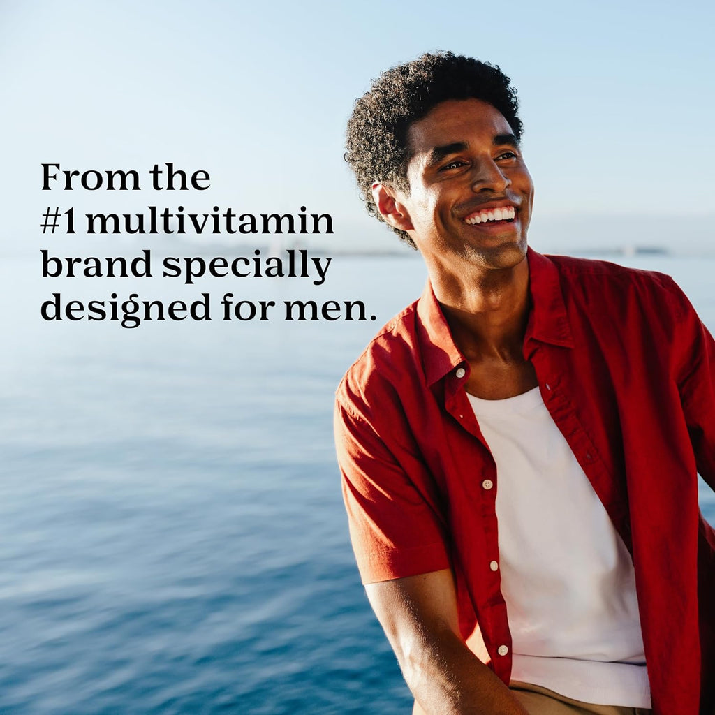 Multivitamin for Men - Daily Mens Multivitamins with Vitamin D, Zinc, Folic Acid, and B Vitamins, Physical Energy