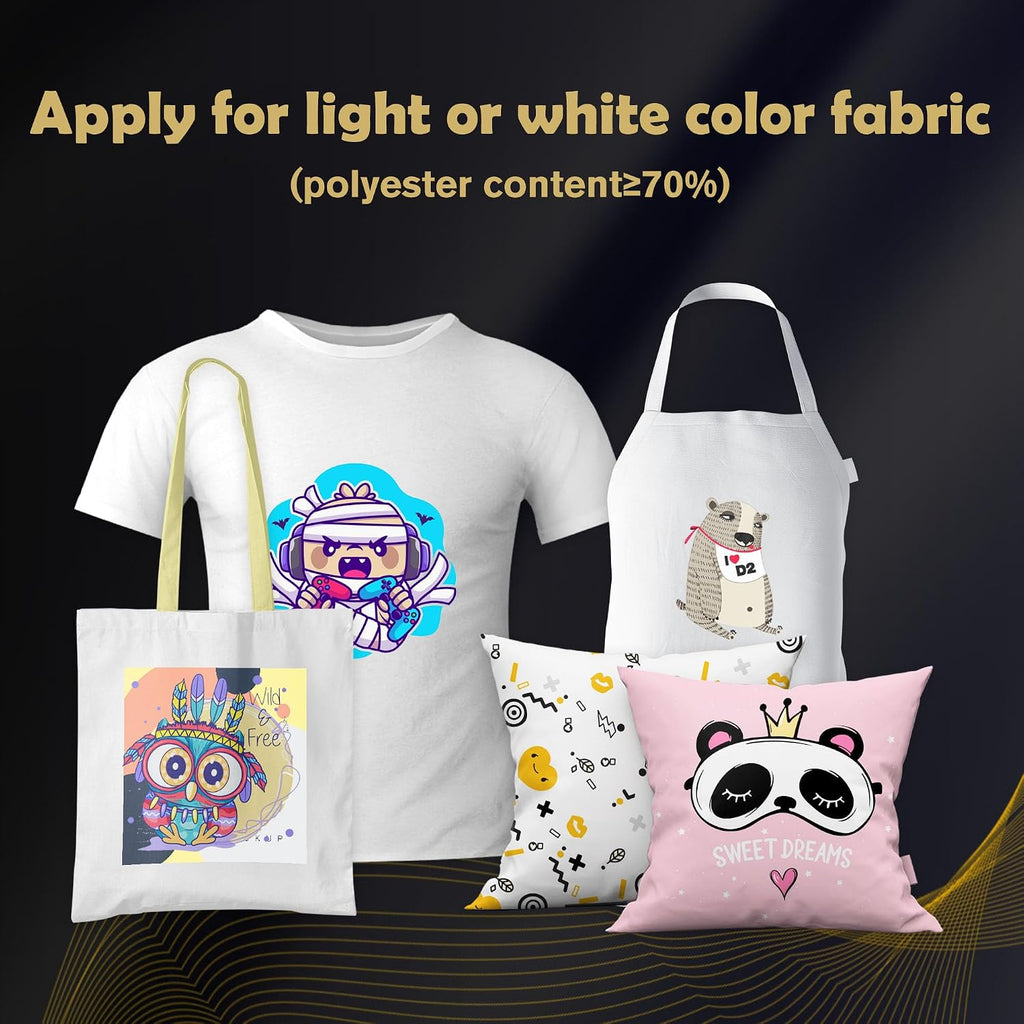 Sublimation Paper 8.5x11 Inch, 125gsm 200 Sheets | Work with Inkjet Printer & Sublimation Ink
