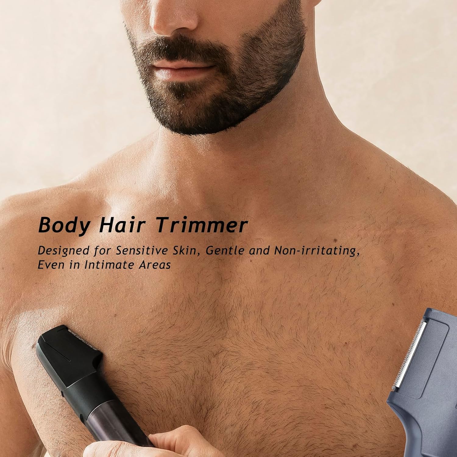 Beard Trimmer for Men, 5-in-1 Waterproof Electric Razor & Hair Clippers Grooming Kit with 20 Precision Dial Lengths