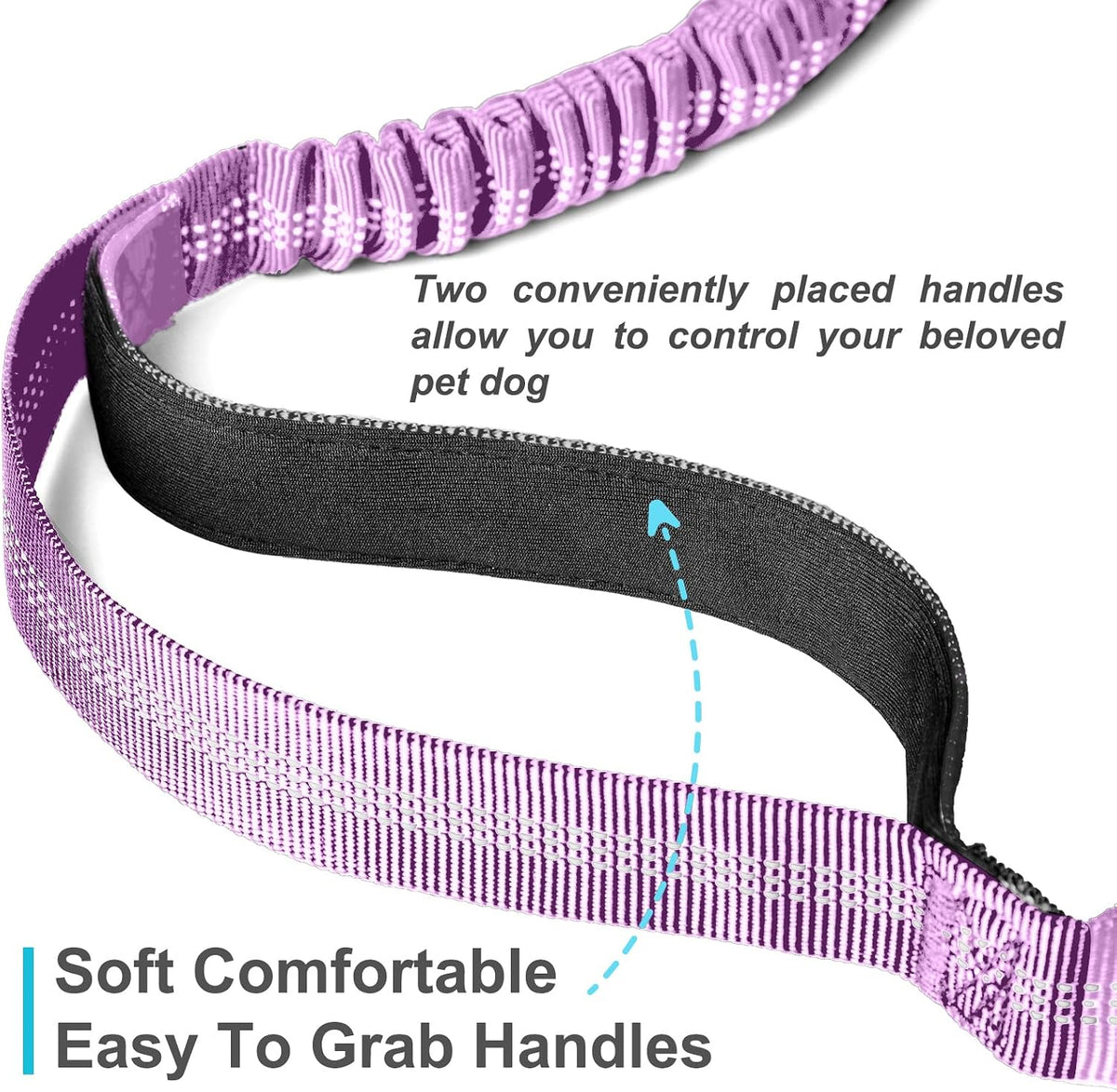 Hands Free Dog Leash,Adjustable Waist Leash for Dog,4.2-6.7 Feet