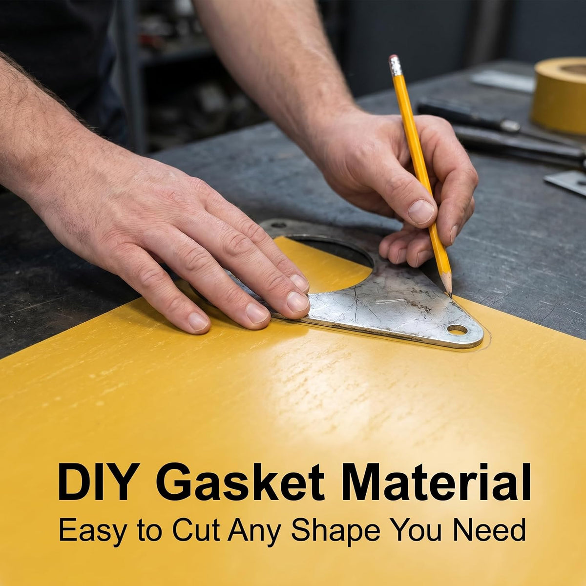 Non-Asbestos Gasket Making Material, 3PCS Rubber Sheet