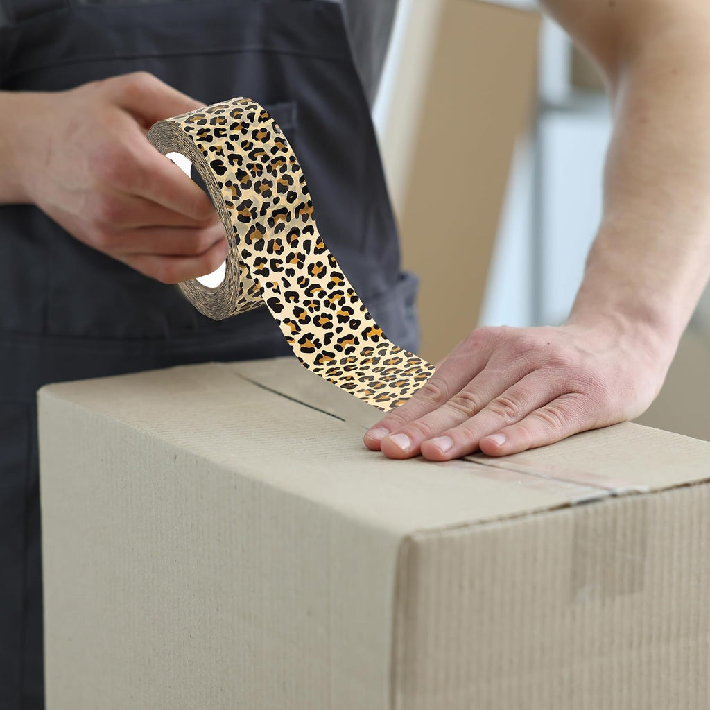 131 Yard Leopard Print Packing Tape Printing Shipping Decorative