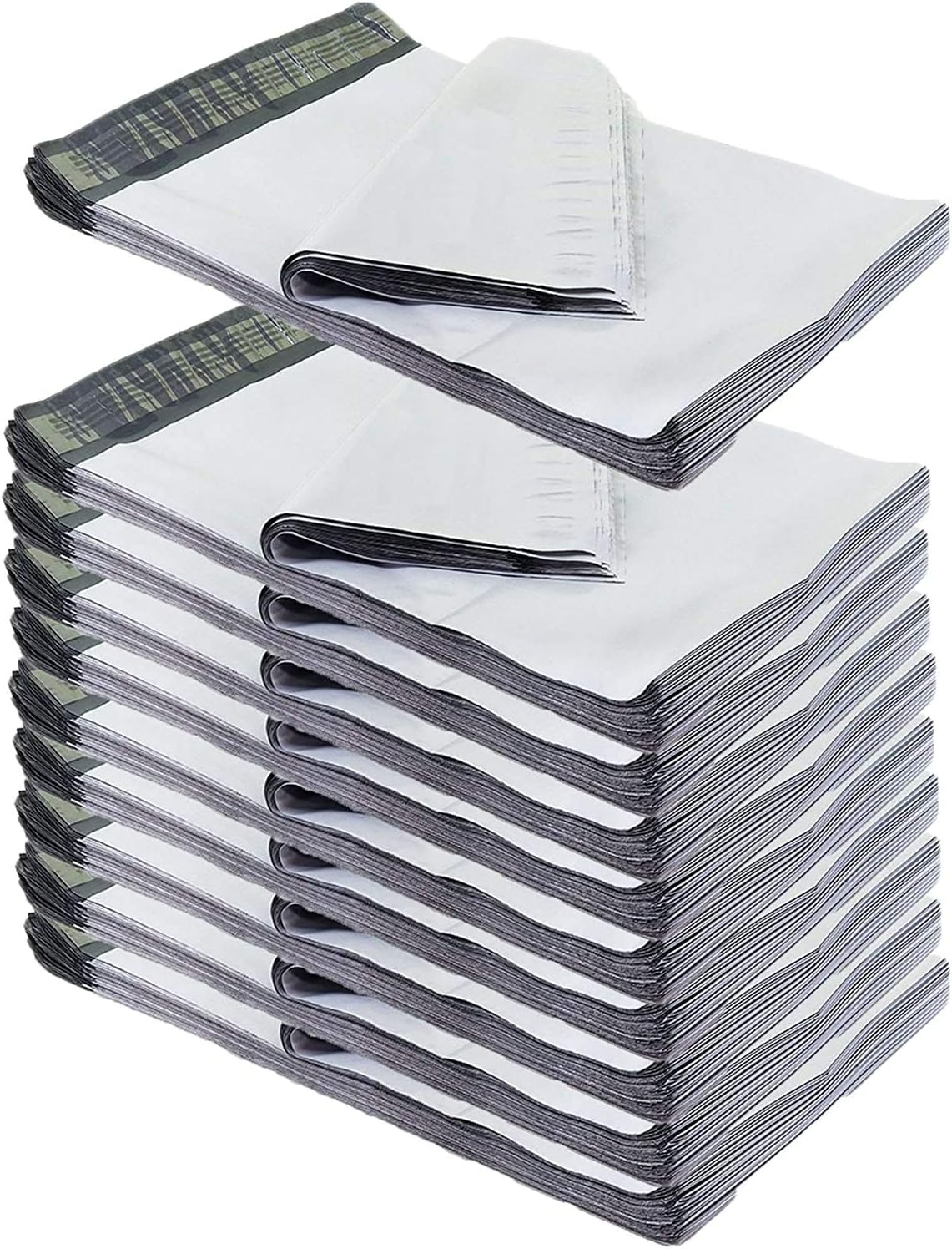 9x12 Inches White Poly Mailers, 1000-Pack I Mid Size #3, Self Seal Adhesive, Waterproof, Tear Proof Plastic Bag, Bulk