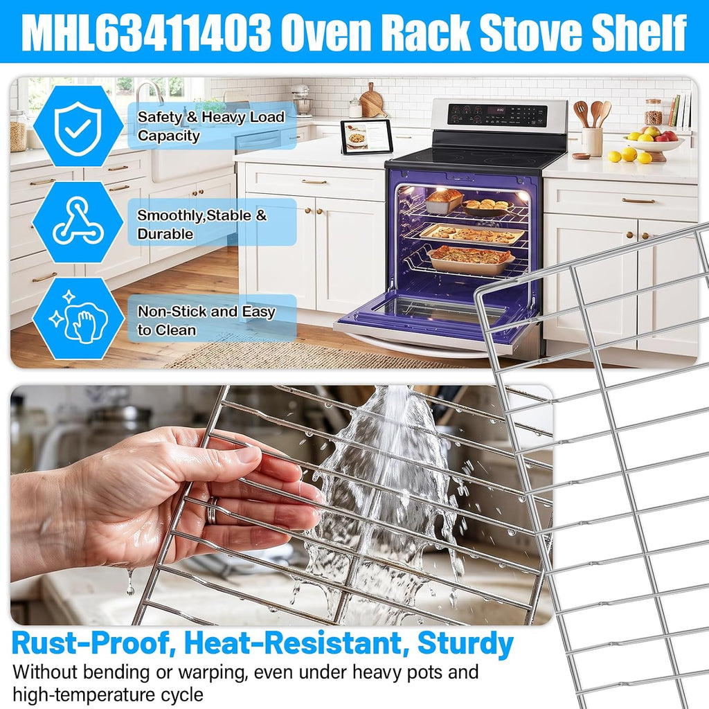 Upgraded MHL63411403 Oven Rack Replacement for LG Range Oven Rack Parts