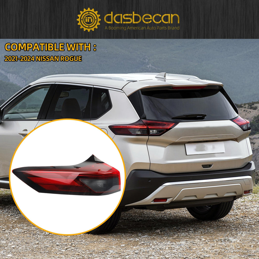 Tail Light Assembly LED Compatible with 2021-2024 Nissan Rogue