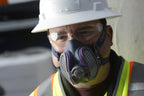 Elipse P100 Dust Half Mask Respirator with replaceable and reusable filters included, Blue