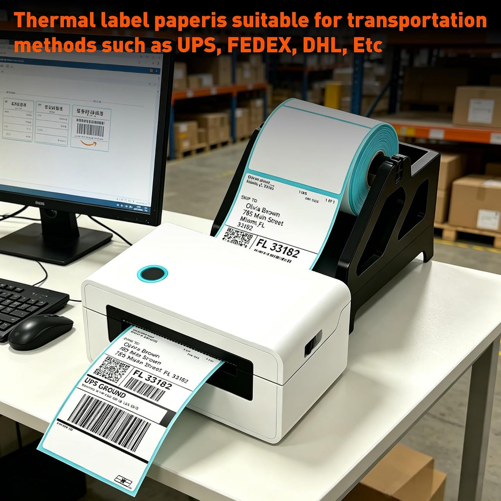 4"x6" Thermal Shipping Labels 1 Roll of 350 for Address Mailing Shipping