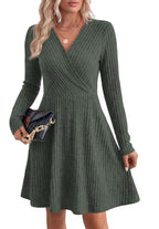 Womens Fall Dresses 2026 Sweater Dress Maternity Clothes Green M