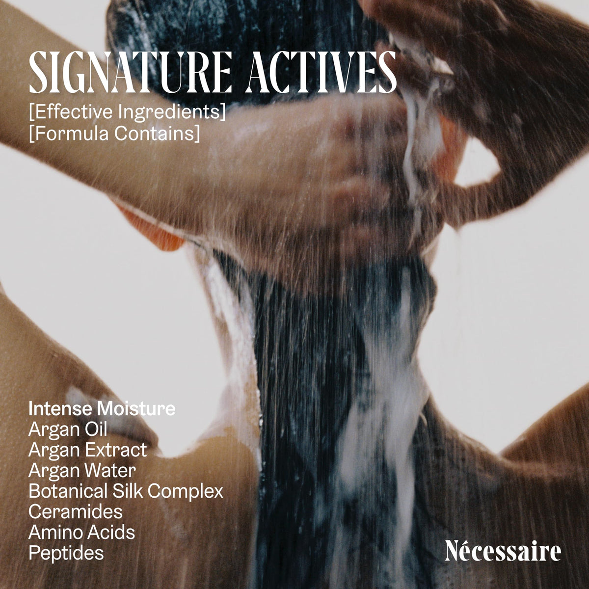 The Moisture Shampoo. Daily Moisturizing Cleanse. Formulated For Dry Hair.