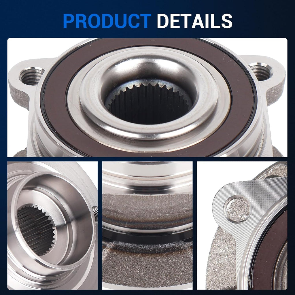 Autoround 512513 Front/Rear Wheel Hub Assembly Fits 2014-2023 Jeep Cherokee