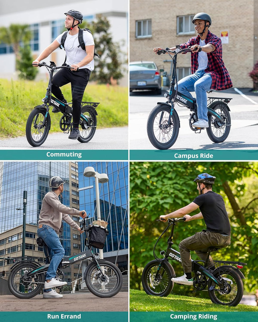 R1 20" Folding Electric Bike for Adults, Max 40 Miles & 20Mph Speed | 500W Peak Motor, 48V Battery, 5 Pedal-Assist