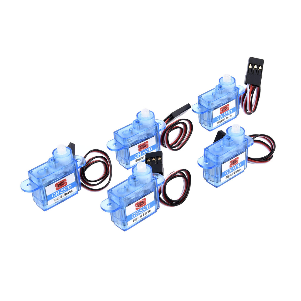 YoungRC GH-S37D Micro 3.7g Mini Digital Servo, 5pcs