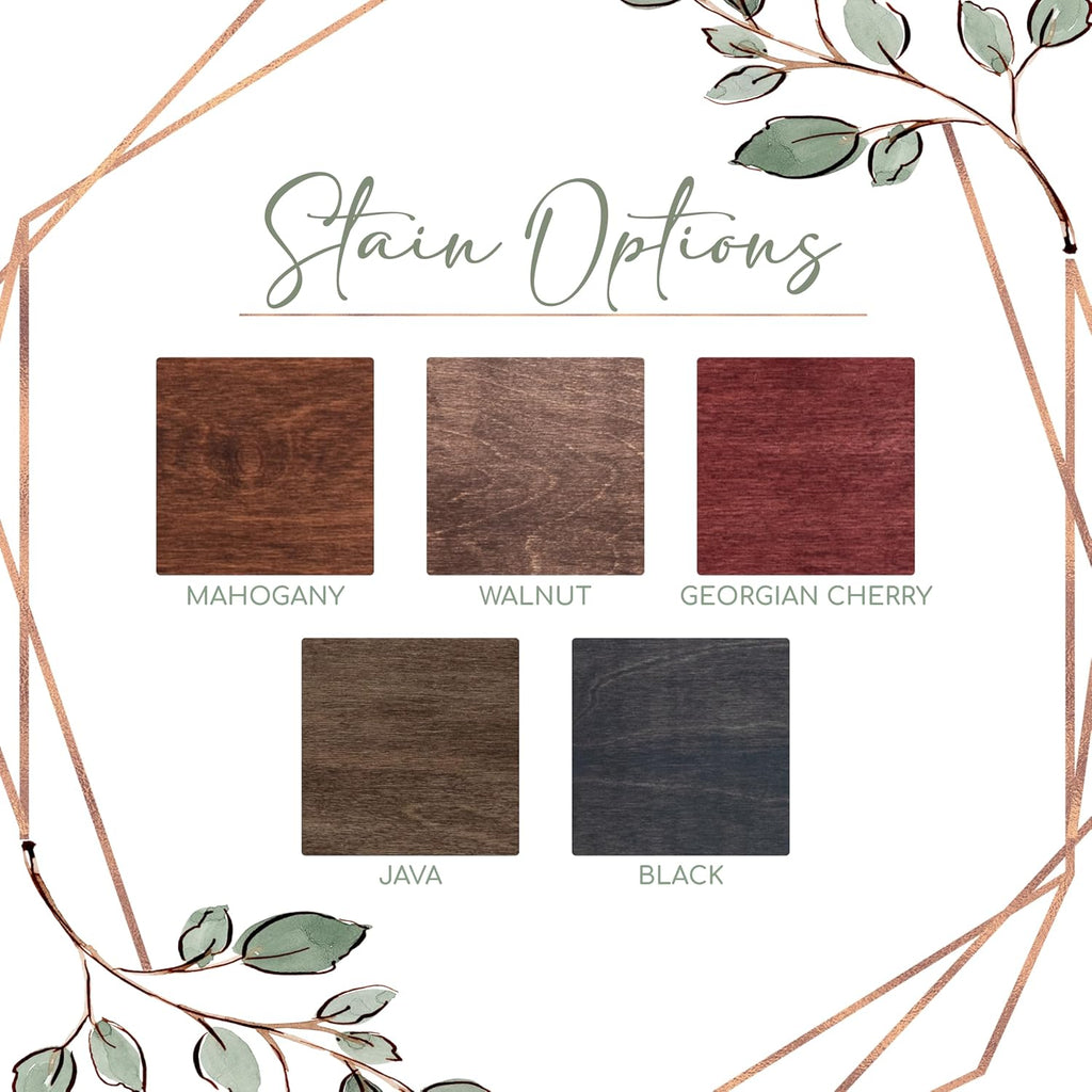 Personalized Wedding Guest Book Alternative with Couple's Names & Date, 5 Colors, 4 Sizes, Rustic Wedding