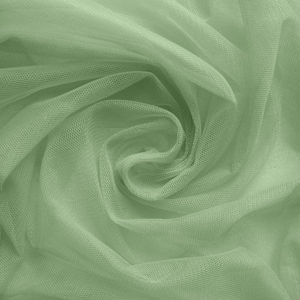 Sage Green Tulle Fabric Roll, 54 Inch x 3 Yards