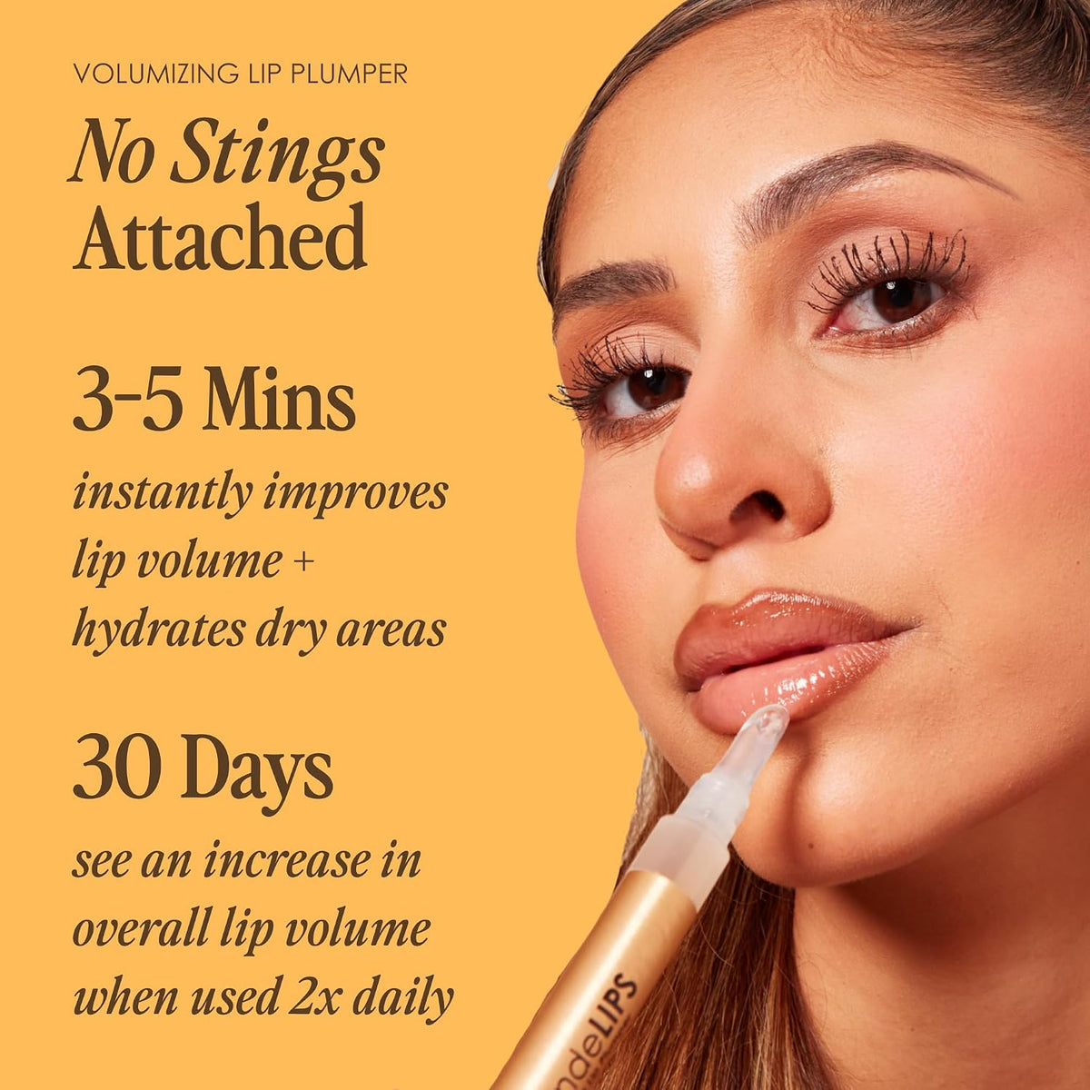 GrandeLIPS Hydrating Lip Plumper - for Fuller-Looking, Hydrated Lips