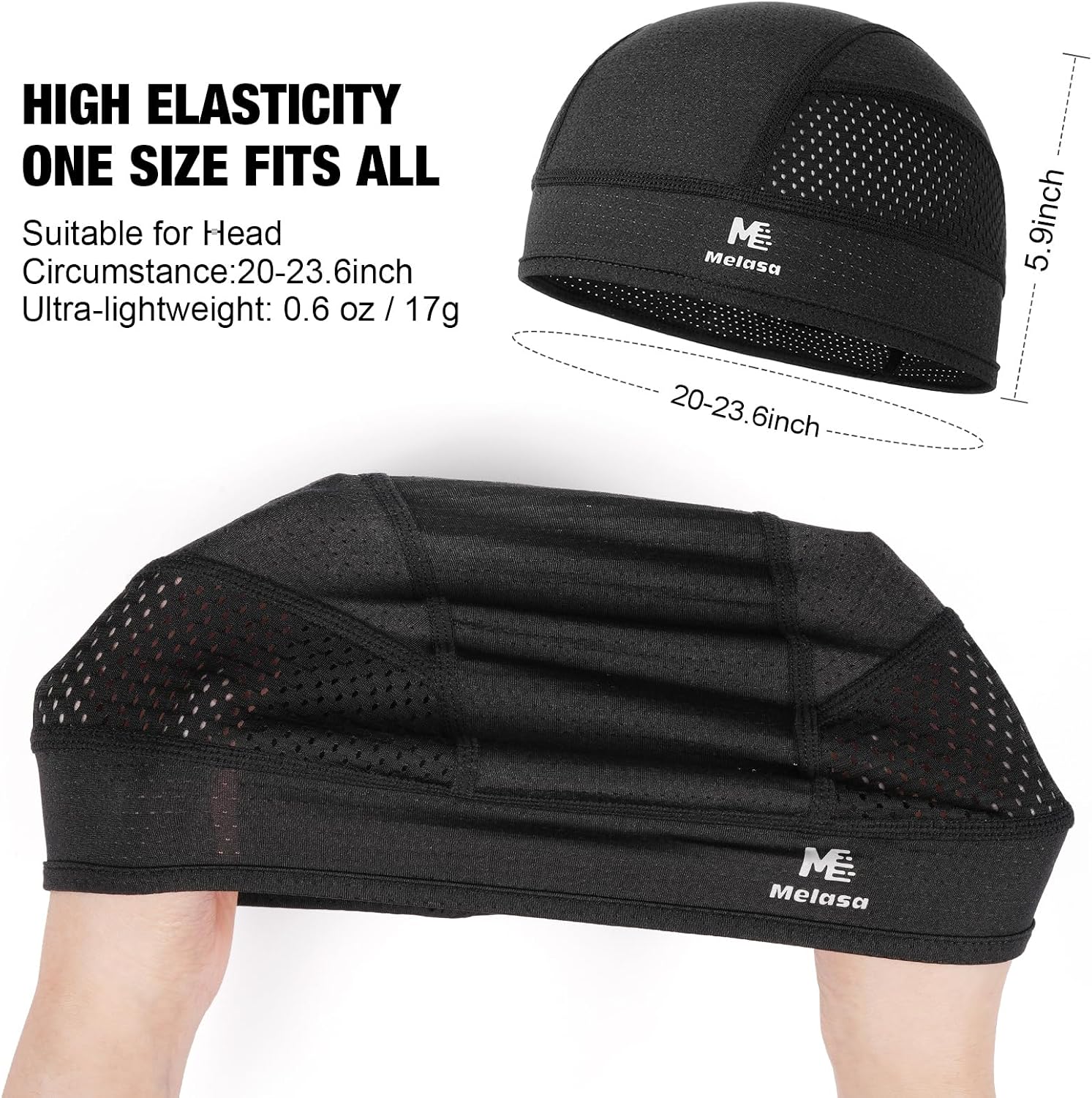 Cooling Skull Cap Breathable Sweat-Wicking Under Helmet | Lightweight, Quick-Dry, Snug Fit, No Slipping for Men Women